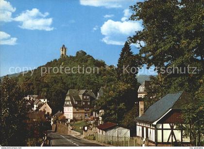 Nassau Lahn mit Stammburg Nassau-Oranien