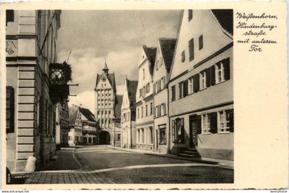Weissenhorn - Hindenburgstrasse mit unterem Tor
