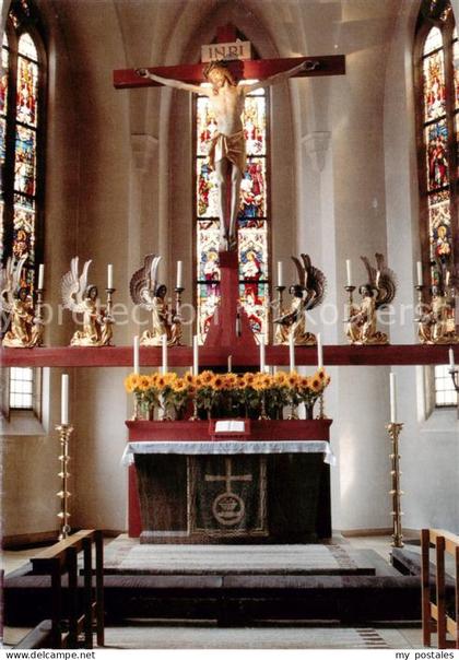 Neuendettelsau Chorraum der Laurentiuskirche Altar