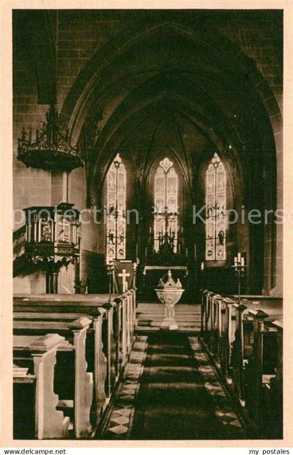 Neuendettelsau Inneres der Anstaltskirche