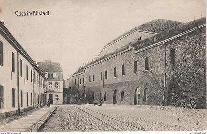 AK Küstrin Cüstrin Kostrzyn Festung Bastion a Kietz Neubleyen Altbleyen Bleyen Alt Schaumburg Drewitz Kalenzig Neumühl