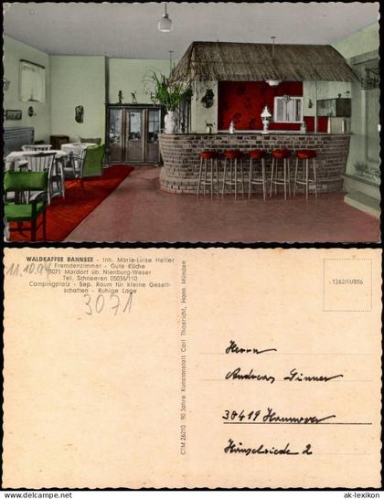 Mardorf (Steinhuder Meer)-Neustadt am Rübenberge WALDKAFFEE BANNSEE - Bar 1968