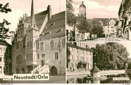 Neustadt Orla Markt Gamsenteich Rathaus