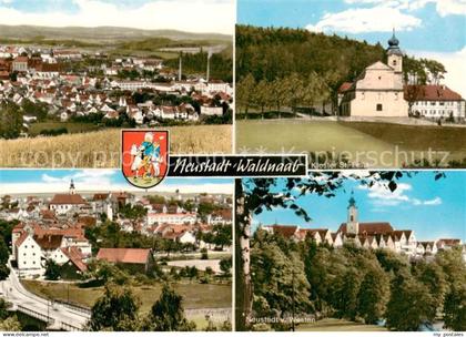 Neustadt Waldnaab Panorama Kirche Ortsansicht von Westen