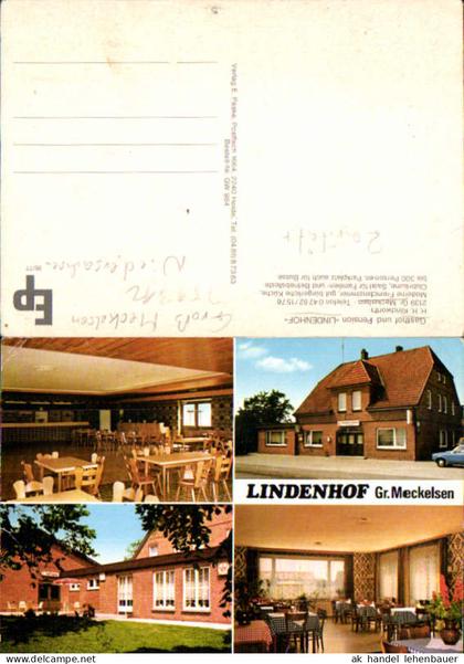 751312 Groß Meckelsen Kr. Sittensen LK Rotenburg Wümme Lindenhof Gasthaus