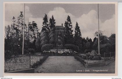 (97630) AK Lohne, Oldenburg, Kriegerdenkmal, vor 1945