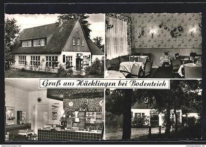 AK Häcklingen bei Bodenteich, Gaststätte und Café Waldesruh, Inh. W. Guttau