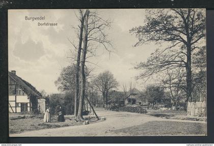 Ansichtskarte Burgwedel Niedersachsen Dorfstrasse