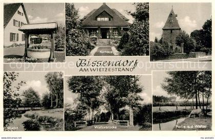 Bissendorf-Wietze Landhaus Peeters Kurhaus Kirche Wietzbruecke Wietzepartie