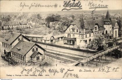 CPA Groß Ilsede in Niedersachsen, Gesamtansicht, Bahnhof