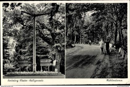 CPA Heiligenrode Stuhr in Niedersachsen, Kloster Heiligenrode, Kreuzung, Mühlendamm