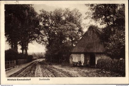 CPA Hittfeld Emmelndorf Seevetal in Niedersachsen, Dorfstraße