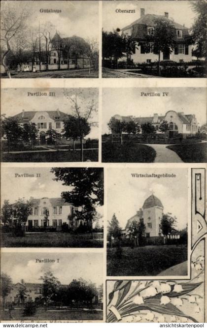 CPA Ilten Sehnde Niedersachsen, Gutshaus, Oberarzt, Wirtschaftsgebäude, Pavillons I-IV