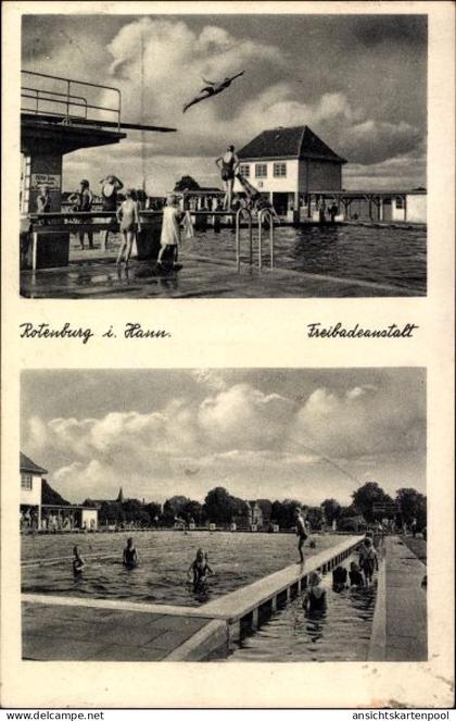 CPA Rotenburg in Hannover Rotenburg an der Wümme, Freibadanstalt