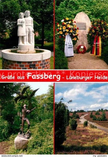 Fassberg Kriegerdenkmal Statuen