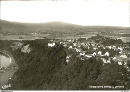 Fuerstenberg Weser Fliegeraufnahme