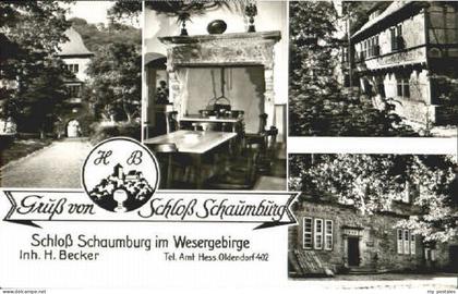Hessisch Oldendorf Schloss Schaumburg o 1957