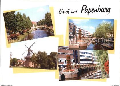Papenburg Ems Niedersachsen Windmuehle Kanal
