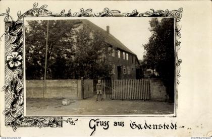 Passepartout Photo CPA Gadenstedt Ilsede in Niedersachsen, Haus