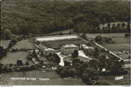 Springe Deister Springe Saupark Fliegeraufnahme ungelaufen ca. 1955