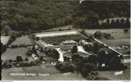 Springe Deister Springe Saupark Fliegeraufnahme x 1961