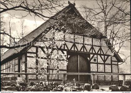 Wilsede Lueneburger Heide Heidemuseum Naturschutzpark Lueneburger Heide