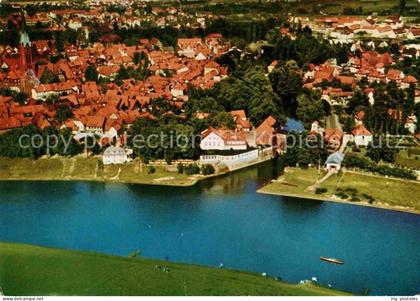 Nienburg Weser Wasserschloesschen Fliegeraufnahme