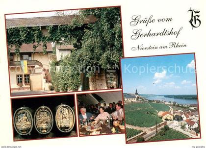 Nierstein Rhein Gerhardtshof Gaststube Faesser Rheinpartie
