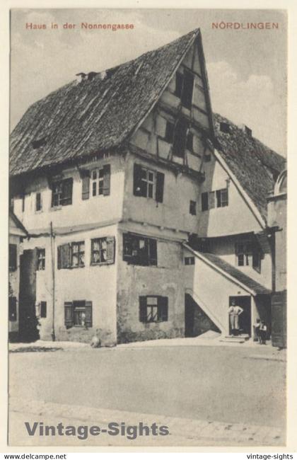 Nördlingen / Germany: Haus In Der Nonnengasse (Vintage PC)