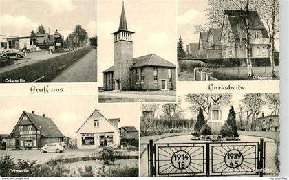 Harksheide Norderstedt Ortspartien Kirche Ehrenmal in Glashuette