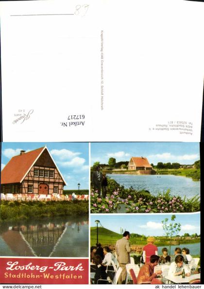617217,Mehrbild Ak Stadtlohn Losberg-Park