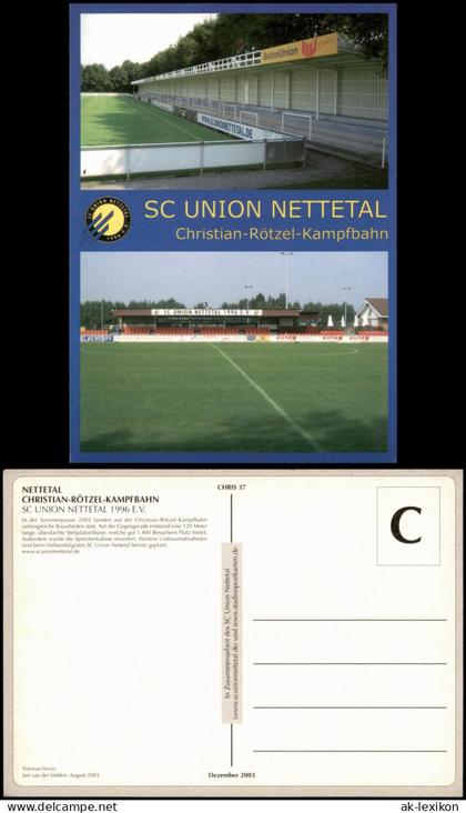Ansichtskarte Nettetal Christian-Rötzel-Kampfbahn SC UNION NETTETAL 2003