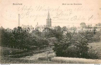 Burscheid Blick von der Eisenbahn