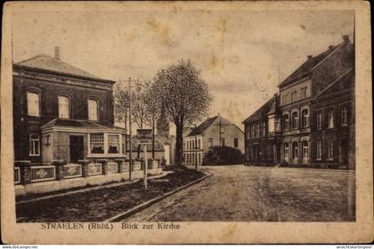CPA Straelen am Niederrhein, Blick zur Kirche