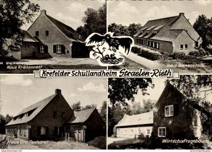 CPA Straelen Rieth, Krefelder Schullandheim, Haus Krähennest, Bienenstock, Greifenhorst