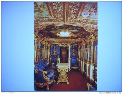 CP Allemagne - Bavière - Musée des Transports de Nürnberg - Wagon salon du train du roi Louis II de Bavière