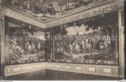 Schleissheim Oberschleissheim Kgl Schloss und Gemaelde Galerie Gobelin Saal Nord