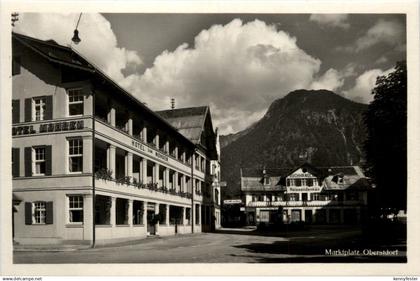 Oberstdorf/Bayern - Oberstdorf, Marktplatz