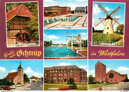 Ochtrup Muehle am Berg Marienkirche Hospital Evangelische Kirche
