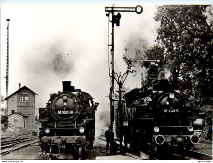 Dampflokomotive in Oelsnitz