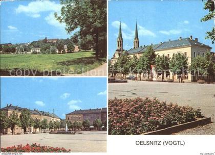 Oelsnitz Vogtland Teilansicht Schloss Kirche