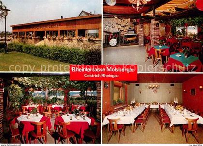 Oestrich-Winkel Rheinterrasse Molsberger Weinstube Gaststaette