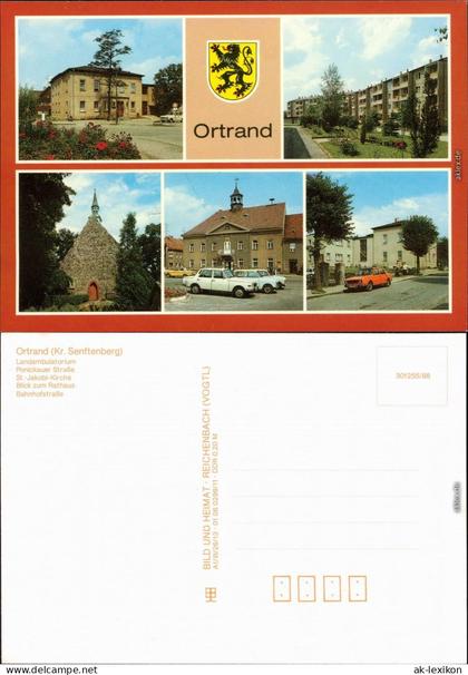 Ortrand Landambulatorium, Ponickauer Straße  Bahnhofstraße 1988