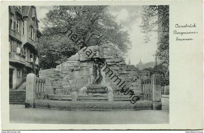 Osnabrück - Bergmannsbrunnen - gel. 1939