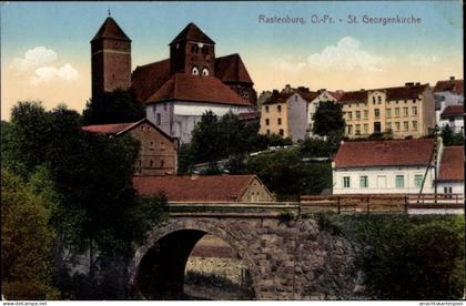 CPA Kętrzyn Rastenburg Ostpreußen, St. Georgenkirche