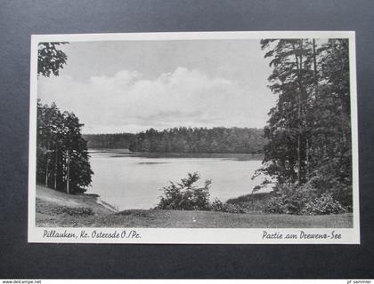 Ostpreussen Pillauken Kreis Osterode Ostpreussen. Partie am Drewenz See. Verlag Bruno Perling Königsberg