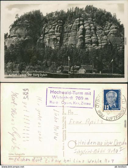 Ansichtskarte Oybin Berg Oybin 1960