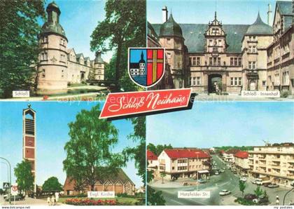 Neuhaus Schloss Neuhaus Paderborn NRW Schloss Innenhof Ev Kirche Hatzfelder Stra