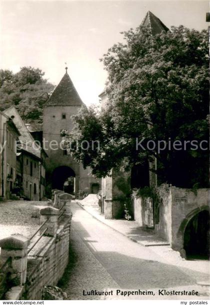 Pappenheim Mittelfranken Klosterstrasse