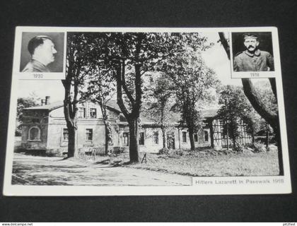 Pasewalk i. Mecklenburg , ca. 1940 , Lazarett von A. Hitler ,  Ansichtskarte , AK , CPA !!